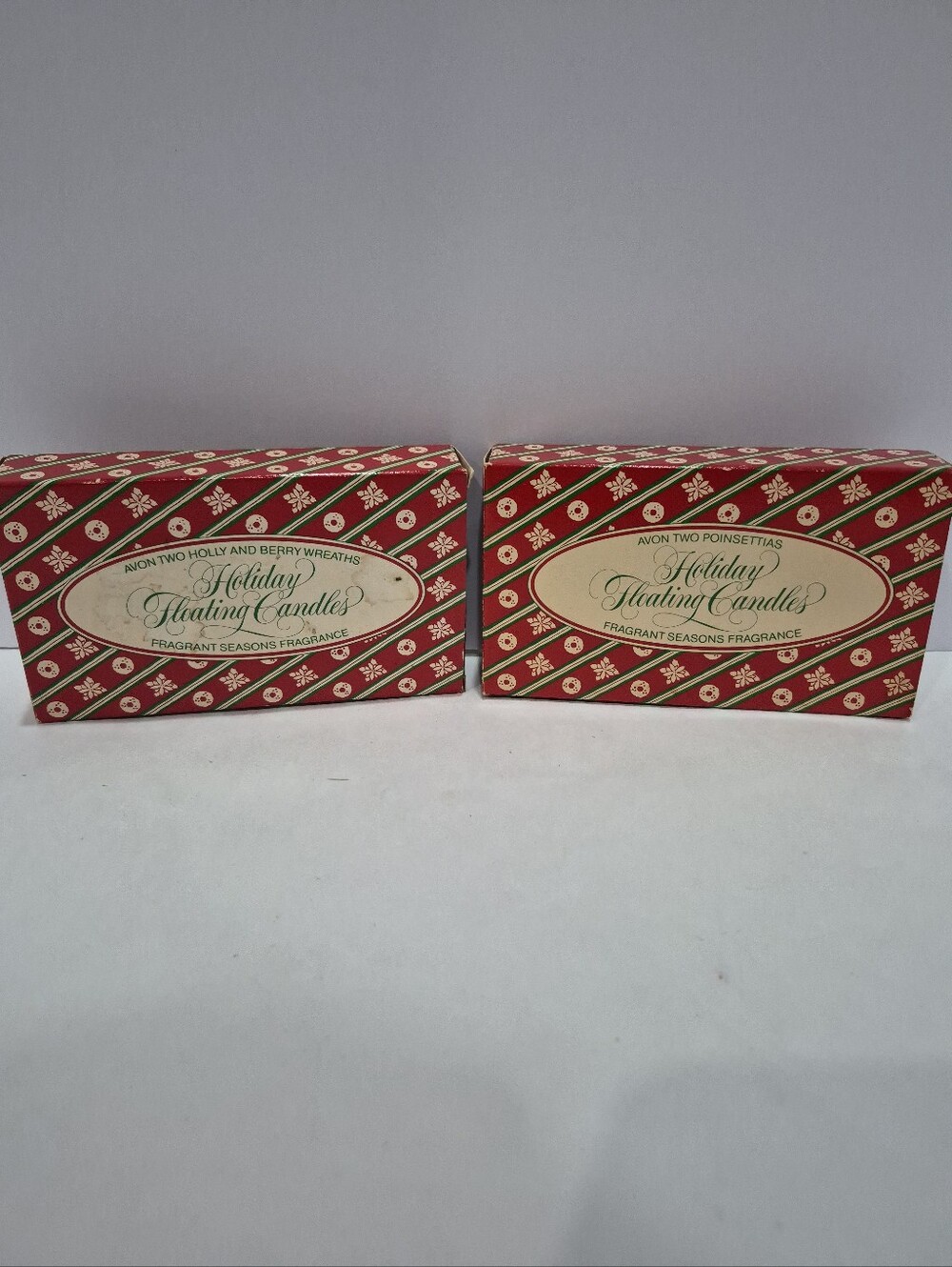 New Oldstock Vintage Christmas Decor Holiday Floating Candles